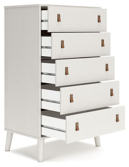 Aprilyn - White - Five Drawer Chest