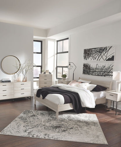 Socalle - Light Natural - Queen Platform Bed