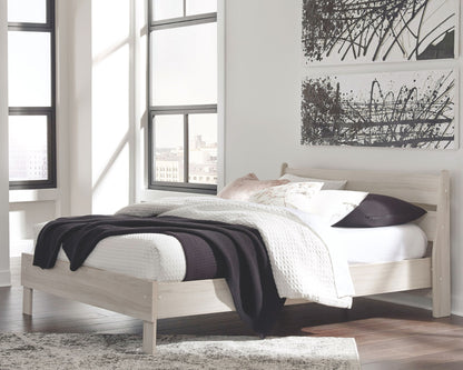 Socalle - Natural - Queen Panel Platform Bed