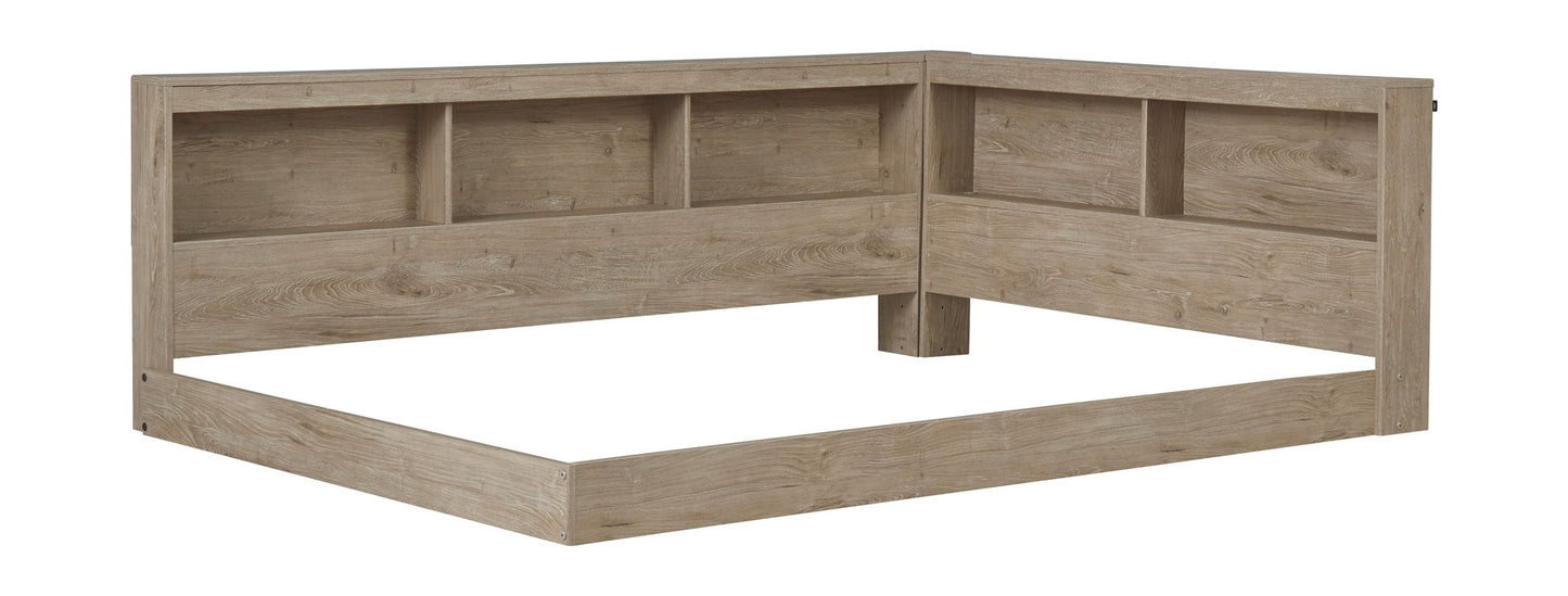 Oliah - Natural - Twin Bookcase Storage Bed 3