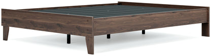 Calverson - Mocha - Queen Platform Bed