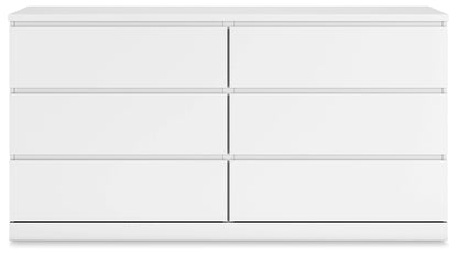 Onita - White - Six Drawer Dresser