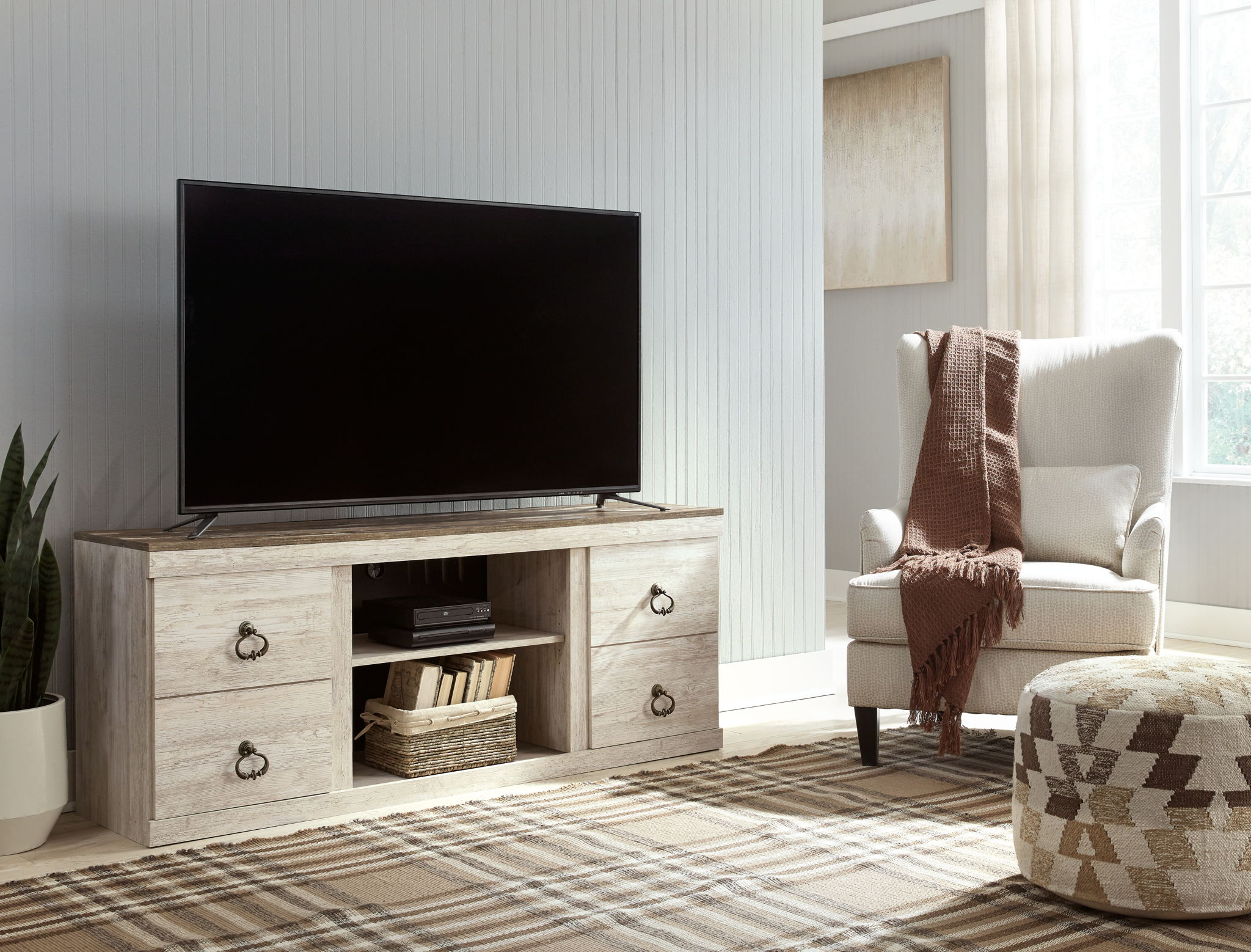 Willowton entertainment center with fireplace online