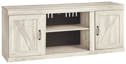 Bellaby - Whitewash - 60" TV Stand W/Fireplace Option