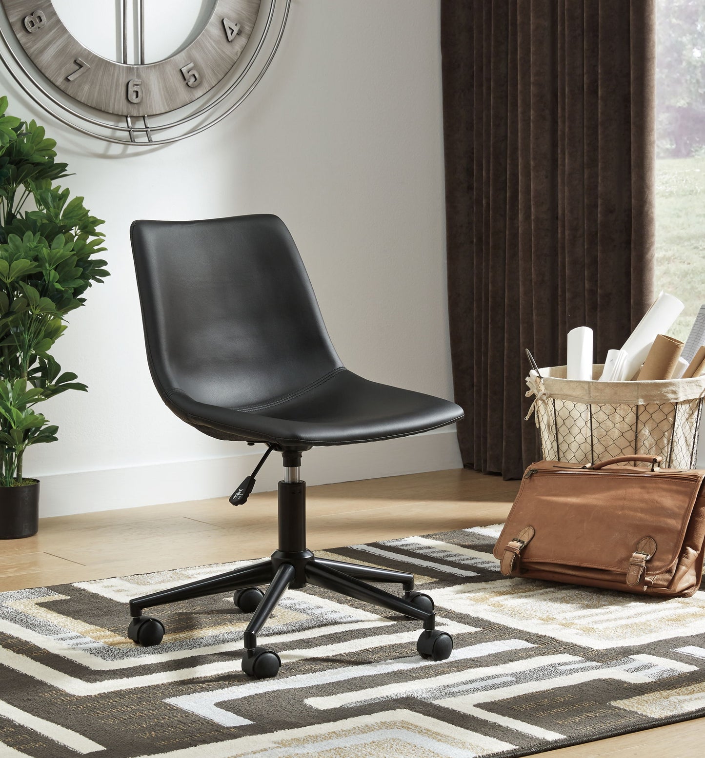 Office - Black - Home Office Swivel Desk Chair