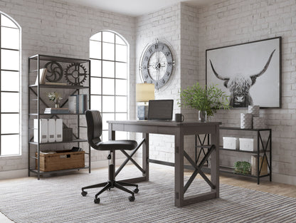 Freedan - Grayish Brown - Home Office Desk
