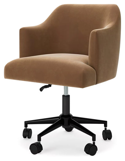 Austanny - Warm Brown - Home Office Desk Chair 1