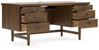 Austanny - Warm Brown - Home Office Desk 1