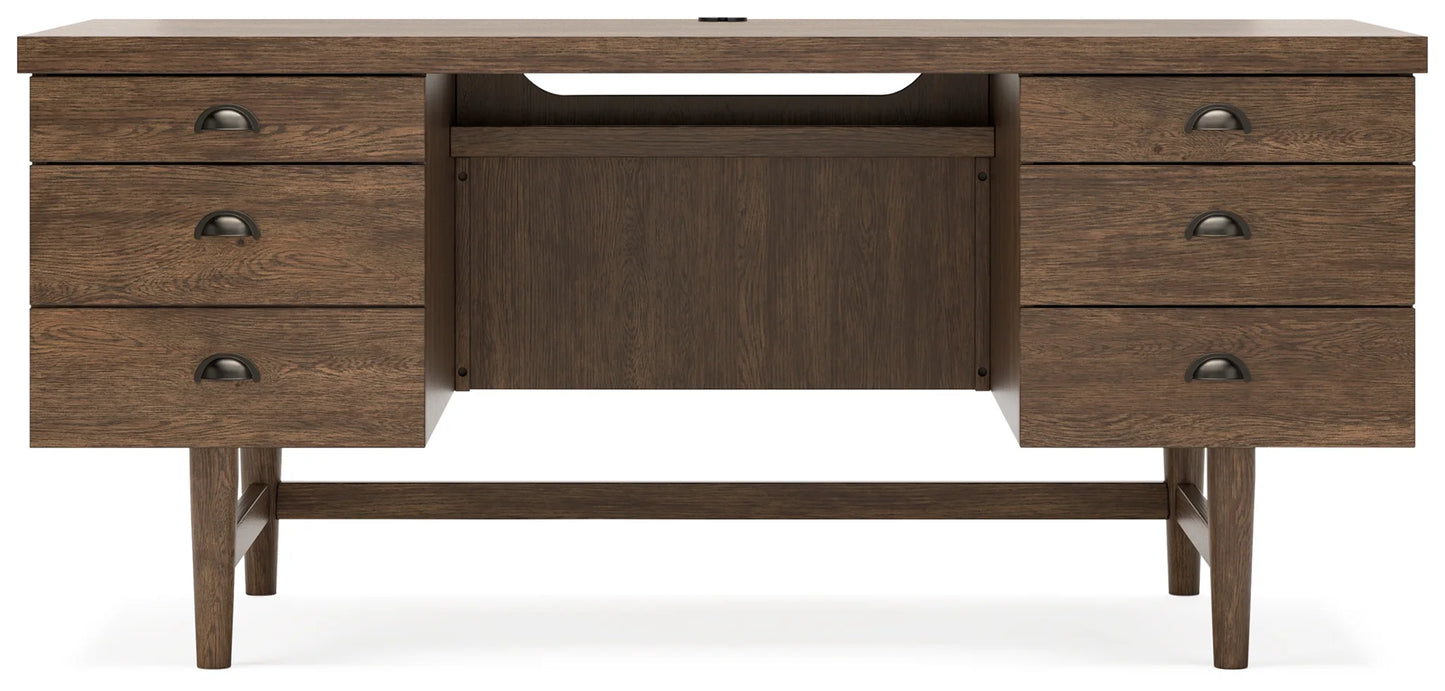 Austanny - Warm Brown - Home Office Desk 2