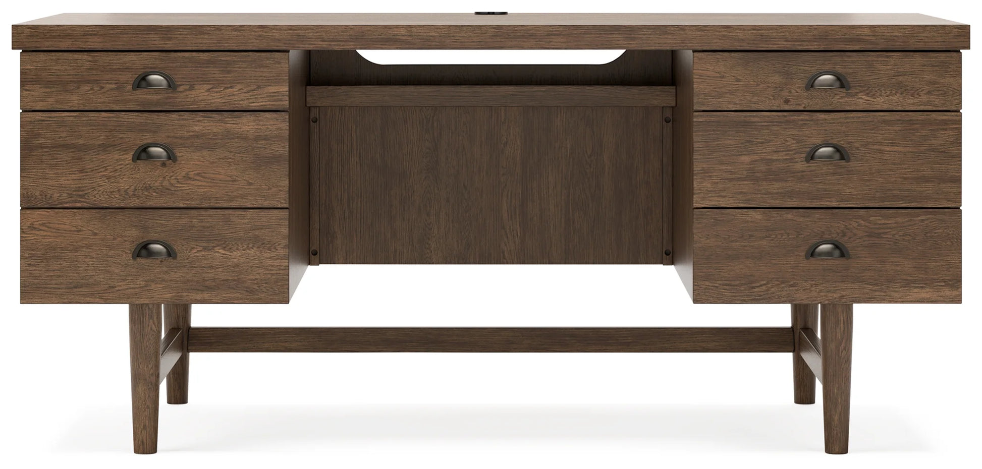 Austanny - Warm Brown - Home Office Desk 2