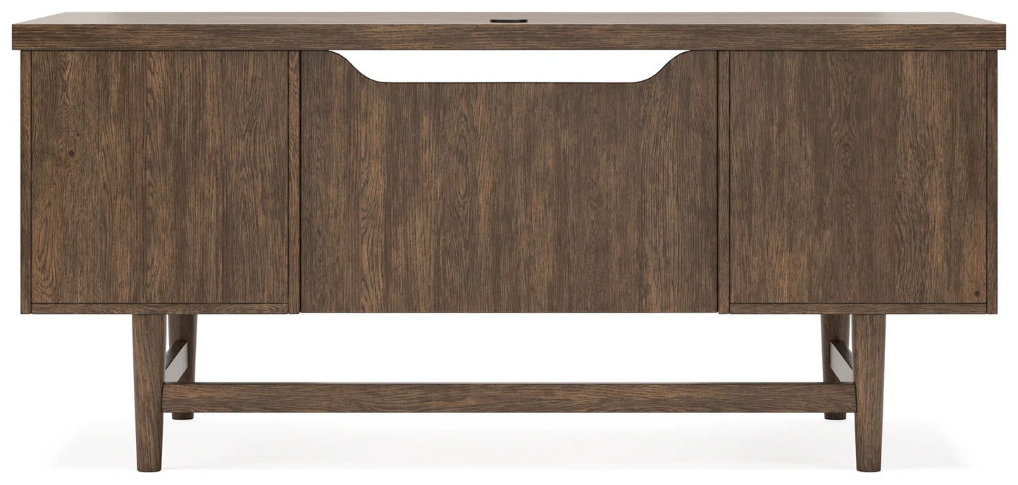 Austanny - Warm Brown - Home Office Desk 3