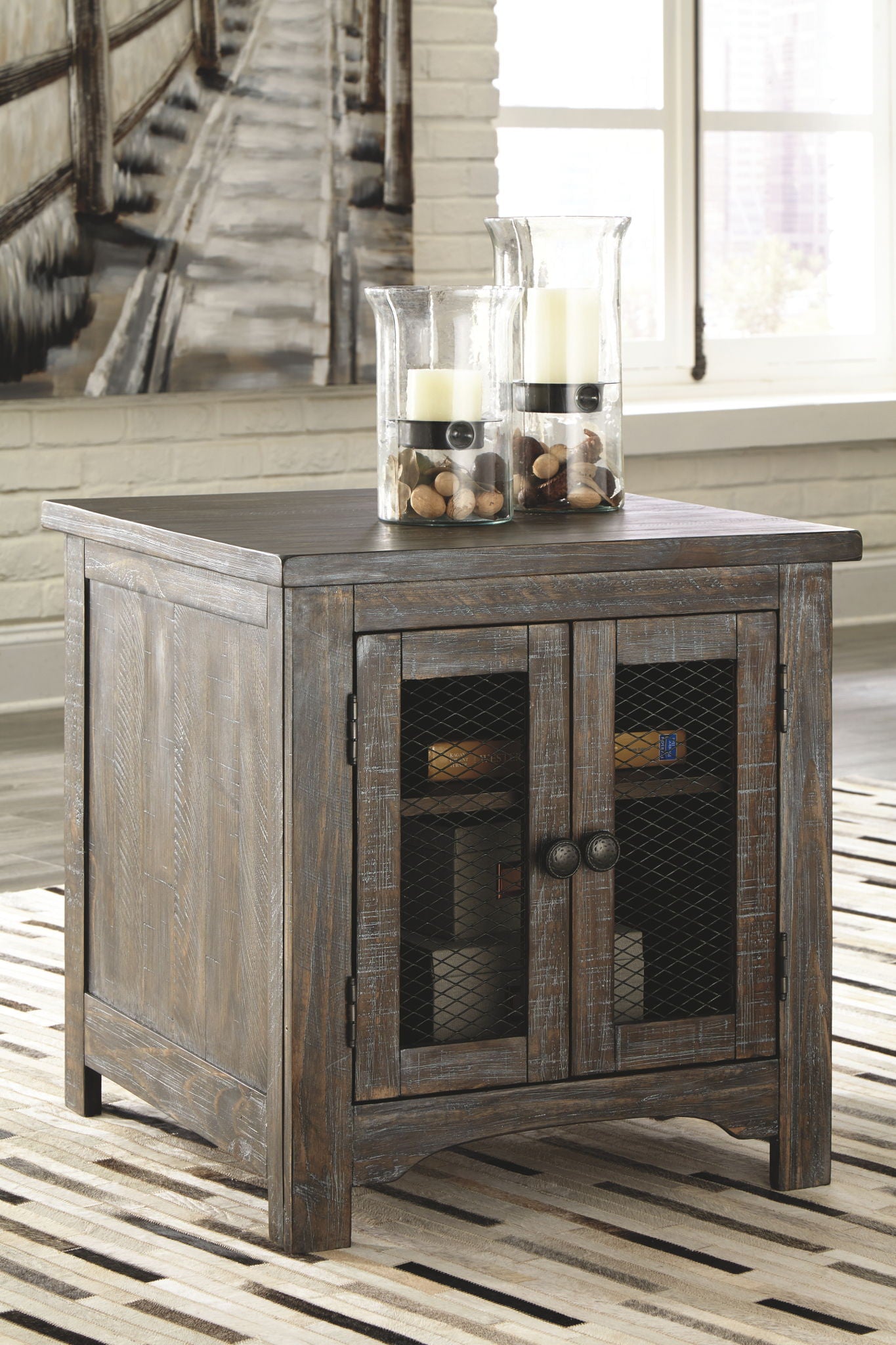 Danell - Brown - Rectangular End Table