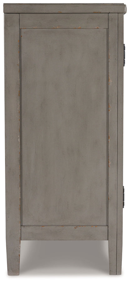 Charina - Antique Gray - Accent Cabinet