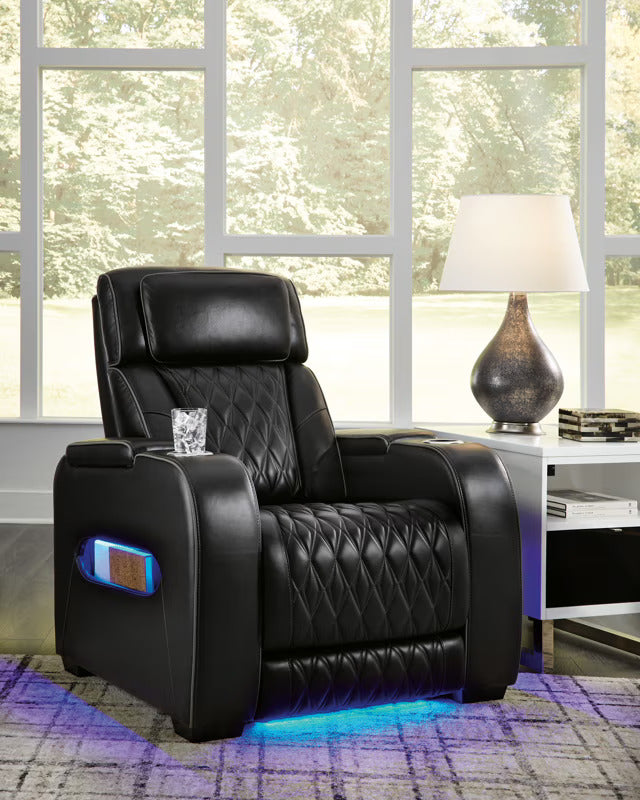 Boyington - Black - Power Recliner/ Adj Headrest