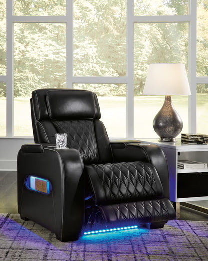 Boyington - Black - Power Recliner/ Adj Headrest