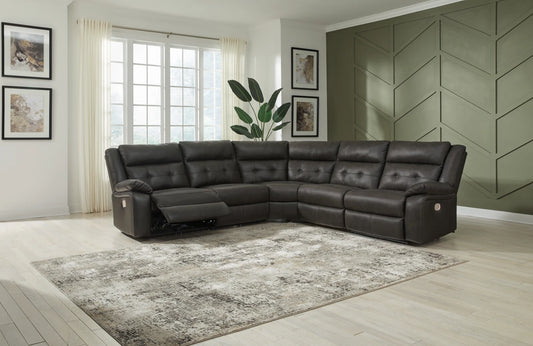 Mackie Pike - Storm - 5-Piece Power Reclining Sectional