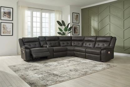 Mackie Pike - Storm - 6-Piece Power Reclining Sectional