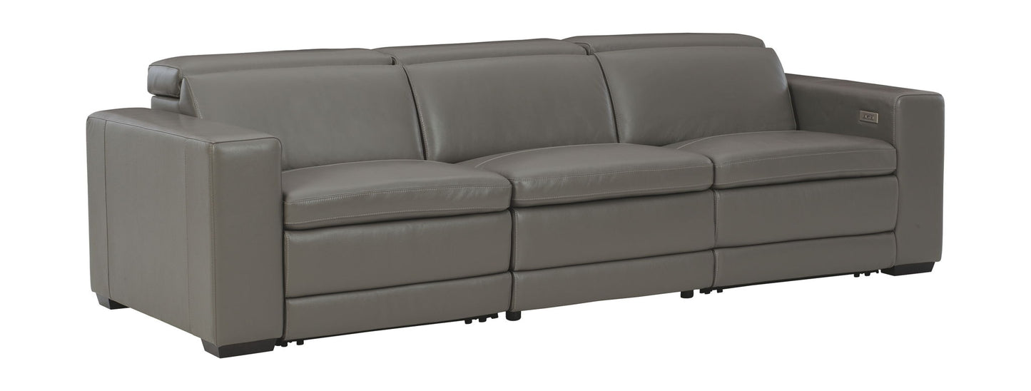Texline - Gray - Power Reclining Sofa