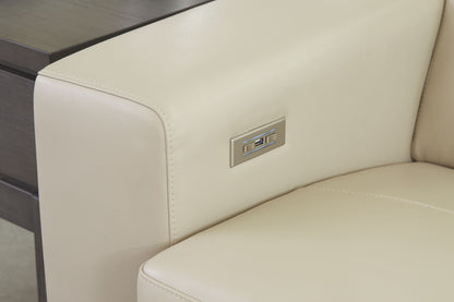 Texline - Sand - Power Reclining Sofa