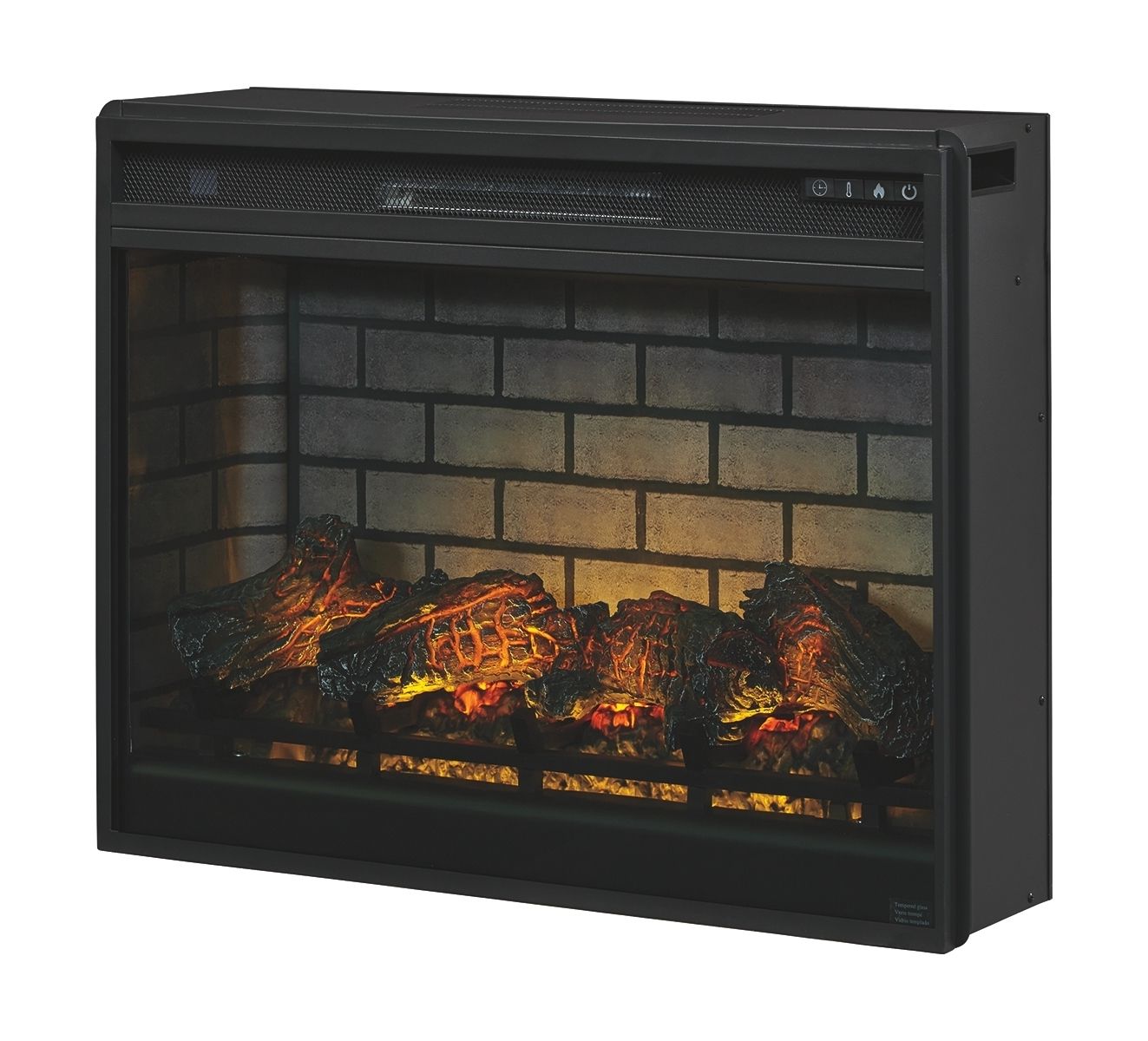 Entertainment - Black - LG Fireplace Insert Infrared