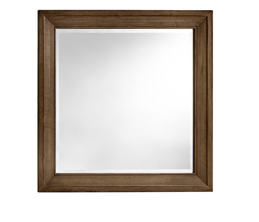 Maple Road - Landscape Mirror With Beveled Glass - Maple Syrup