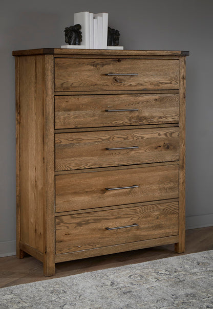 Dovetail - 5-Drawer Chest - Natural