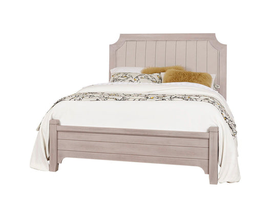 Bungalow - Queen Upholstered Bed - Dover Grey Two Tone