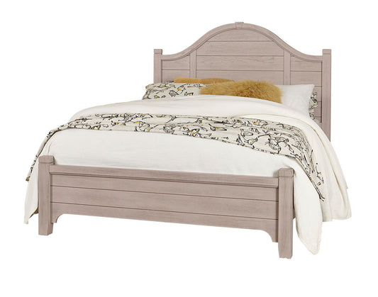 Bungalow - Queen Arched Bed - Dover Grey Two Tone