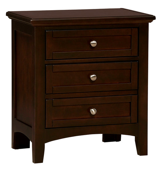 Bonanza - 2-Drawer Nightstand - Merlot