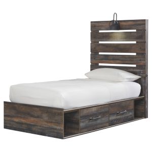 Drystan - Multi - Twin Panel Bed with Storage