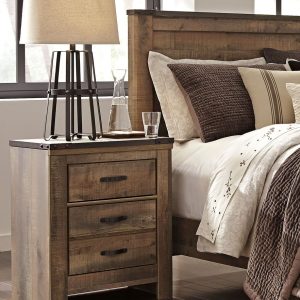Trinell - Brown - Two Drawer Night Stand