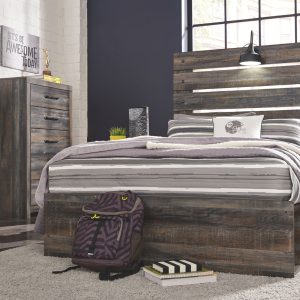 Drystan - Multi - Full Panel Bed with Storage 1