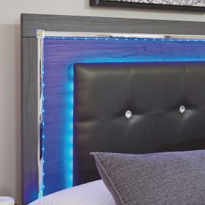 Lodanna - Gray - Full Panel Bed 1
