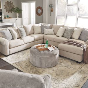 Carnaby - Dove - Oversized Accent Ottoman 1
