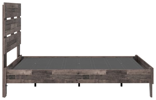 Neilsville - Multi Gray - Full Panel Platform Bed 3