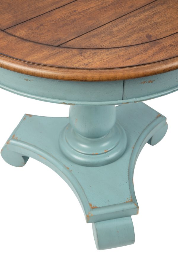 Mirimyn - Teal/Brown - Accent Table - 3