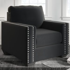 Gleston – Onyx – 2 Pc. – Chair, Ottoman - 1