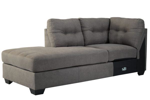 Maier - Charcoal - Left Arm Facing Corner Chaise, Right Arm Facing Sofa Sectional 2