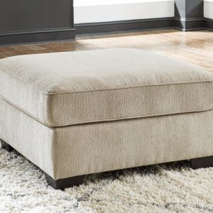 Decelle - Putty - Oversized Accent Ottoman 1