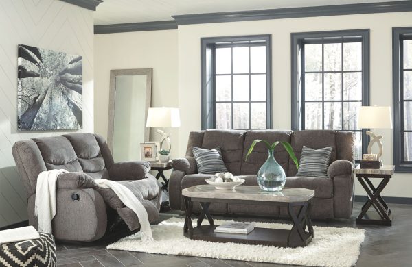 Tulen - Gray - Reclining Sofa 2