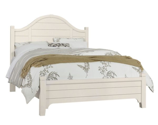 Bungalow King Arched Bed Finish Shown - Lattice (Soft White)