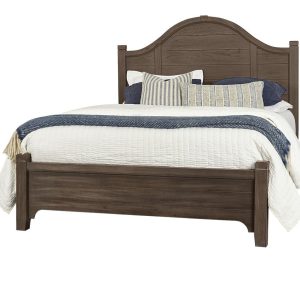 Bungalow King Arched Bed Finish Shown - Folkstone(Driftwood)