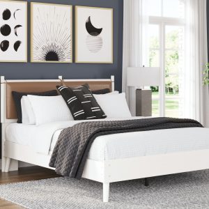 Aprilyn - White - Queen Panel Bed