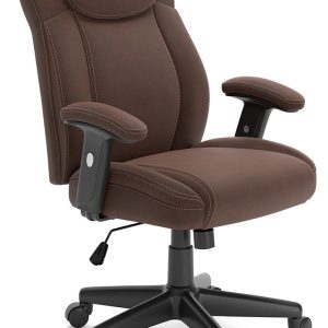 Corbindale - Brown - Home Office Swivel Desk Chair