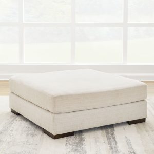 Lyndeboro - Natural - Oversized Accent Ottoman