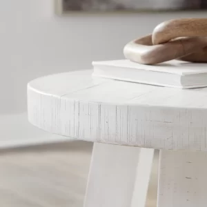 Jallison - Off White - Round End Table - 2