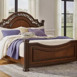 Lavinton - Brown - California King Poster Bed - 1