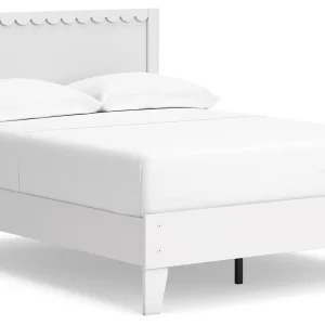 Hallityn - White - Full Panel Platform Bed