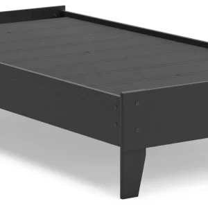 Socalle - Black - Twin Platform Bed - 1