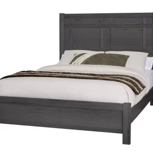 Custom Express - California King Architectural Bed - Graphite